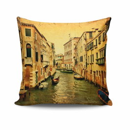 Aberto Design NKRLNT-102 Funda de Cojín 43 x 43 cm, 50% Algodón 50% Poliéster, Cremallera Oculta, Elegancia y Comodidad para su Hogar
